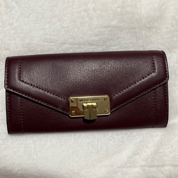 MICHAEL Michael Kors Handbags - Michael KORS burgundy wallet